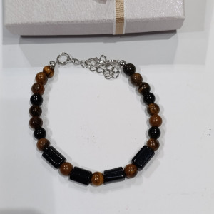 tigrovo oko narukvica, crni turmalin narukvica, narukvica za zaštitu, kristali zaštita, narukvica blagostanje, kristali za uspjeh, kristali za uzemljenje, narukvica osobna moć, feng shui narukvica, kristali protiv negativne energije, zaštita od zračenja, narukvica kristali za fokus