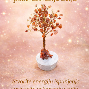 drvo kristala za ostvarivanje želja, karneol značenje, citrin značenje, kristali za manifestaciju, kristali za uspjeh, drvo kristala za obilje, energija želja, dekoracija za manifestaciju, MelAureus by Melanija Maružin